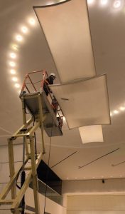 How to Safely Clean Chandeliers in Buildings with a Mobile Elevating Work Platform